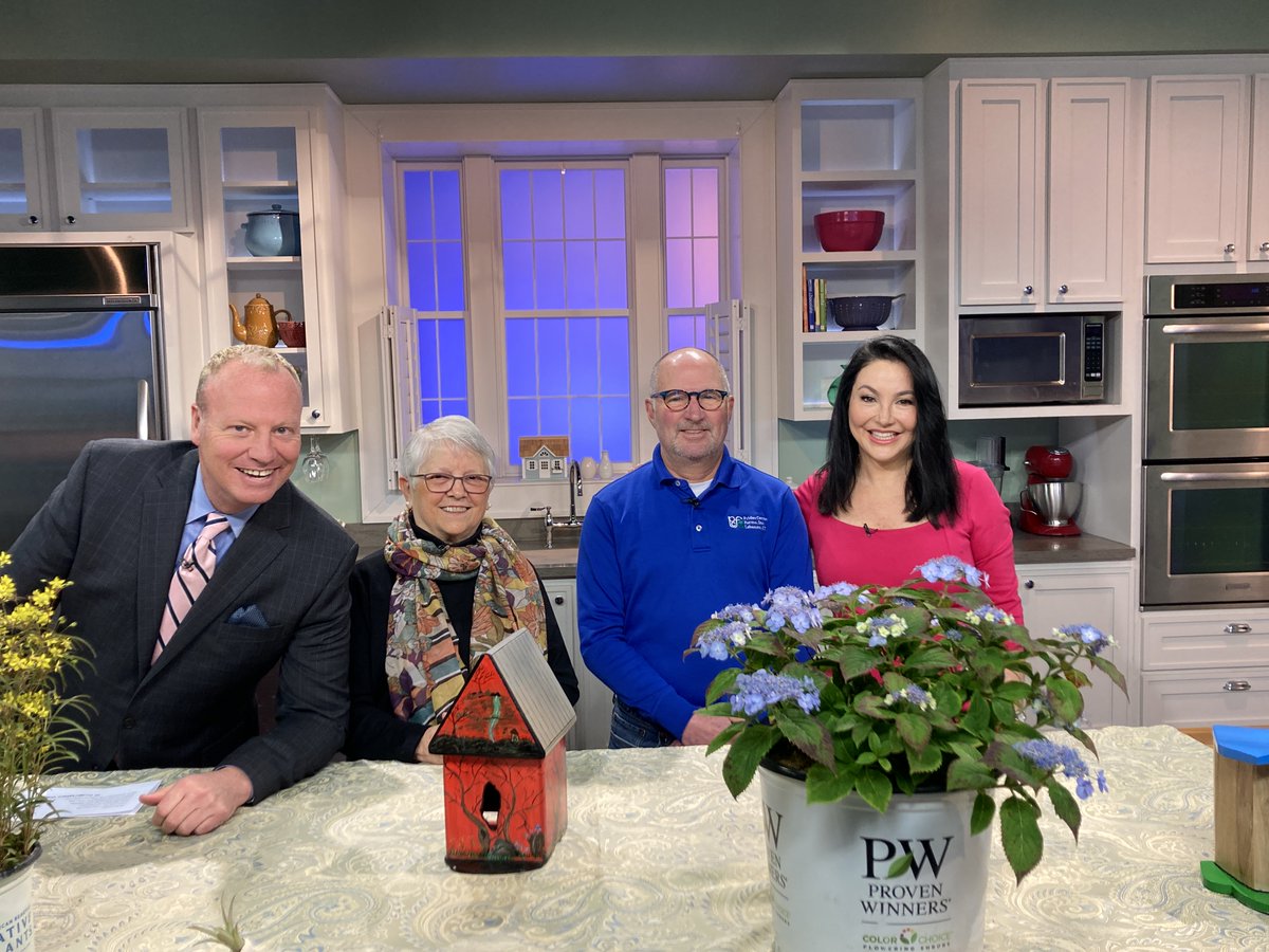 Thanks to WFSB 3's Scot Haney &amp; Patricia Del Rio for a preview of our 4-day show to open Thursday, Feb. 23 at  CT Convention Center. w/Lynda Brown of Federated Garden Clubs of CT &amp; Tim Kane of Prides Corner Farms. Discounted online tickets on sale now at CTFlowerShow.com