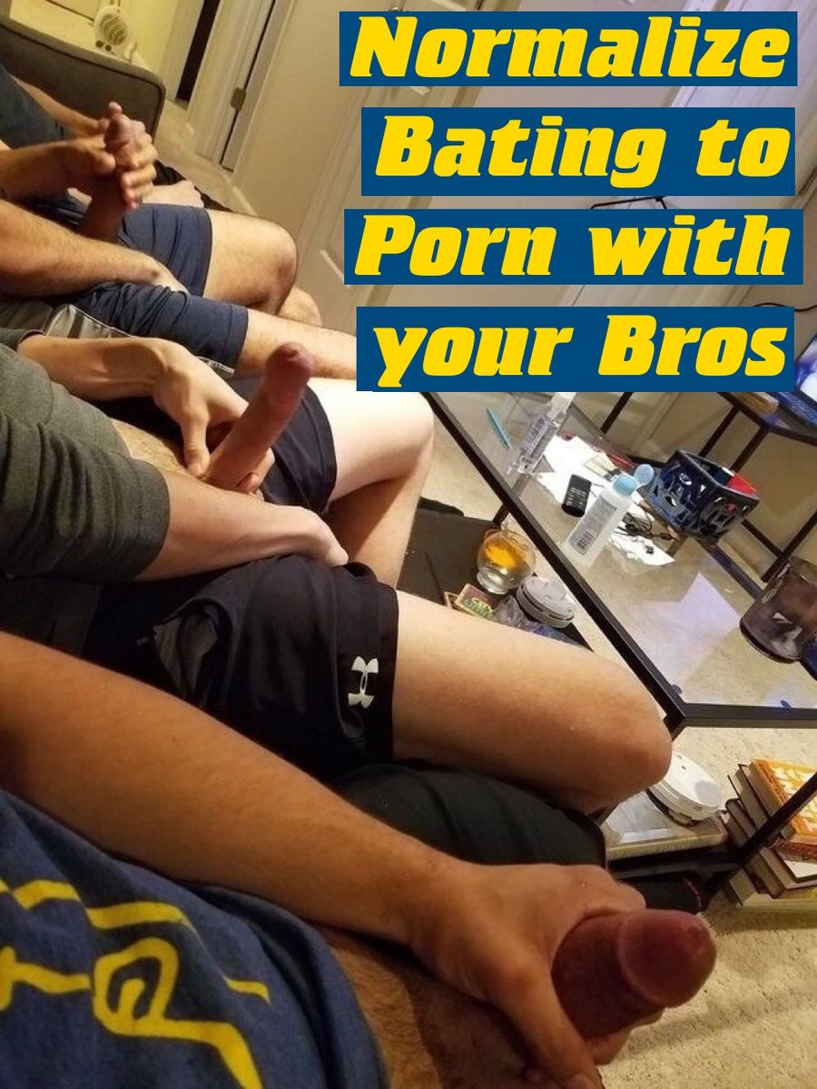 GayGoonerRob's tweet photo. Help normalize Porn bonding! Ask your bros to porn out with you! #Gooners #goontarded #GoonerCaptions #goonbrain #goonsquad https://t.co/wAqdn8TvR5
