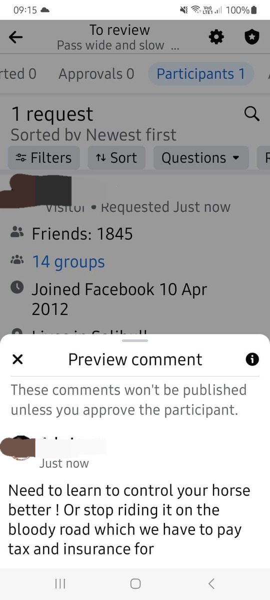passwideandslow's tweet image. Sadly some of the comments we get from drivers #dangerousdriving  #20plenty  #Horses #RoadSafety #drivers