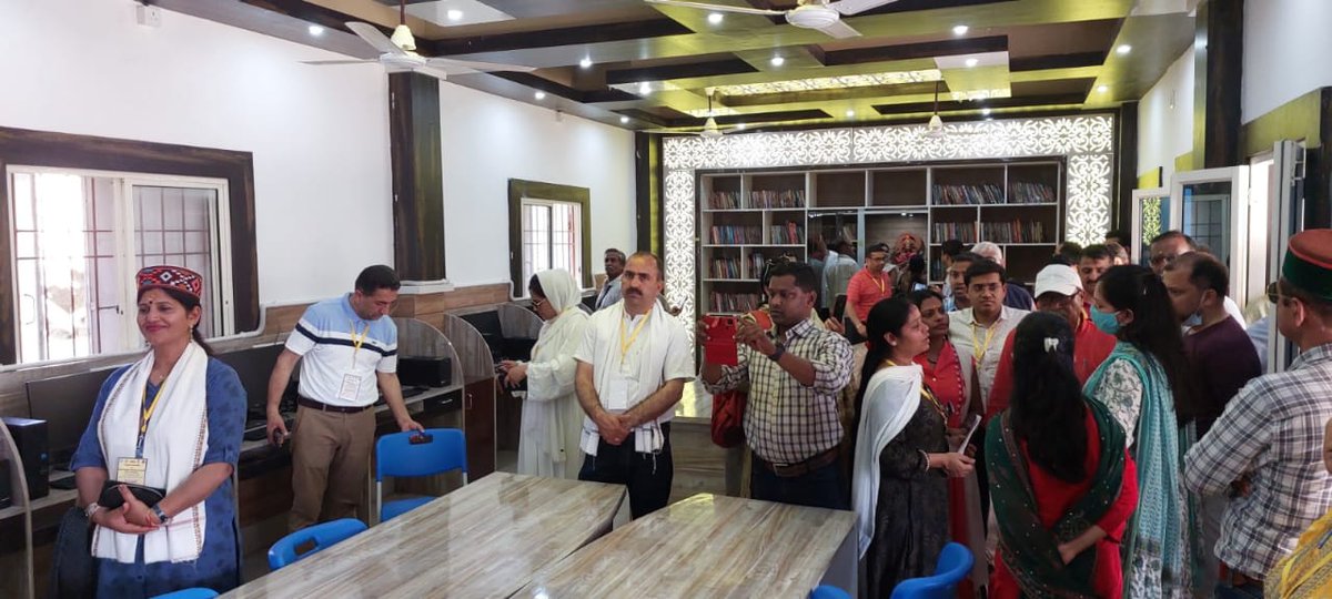 mopr_goi's tweet image. During concluding day of 3-days #NationalWorkshop on #LSDG in #GPs through Adopting Thematic Approaches, participants from 11 States visited GM High School, Dandamukundapur, Puri, #Odisha &amp;amp; witnessed 5T initiative adopted by State Govt. to improve Quality Education among children