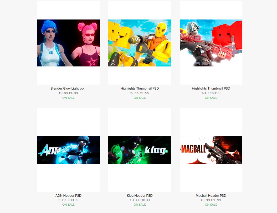 My payhip store is already available, there you can find many graphic resources such as PSD's and Blender Lightrooms.

¡For every 5 retweets I'll be giving away a 10% coupon for the fastest!

payhip.com/KytoxDzn