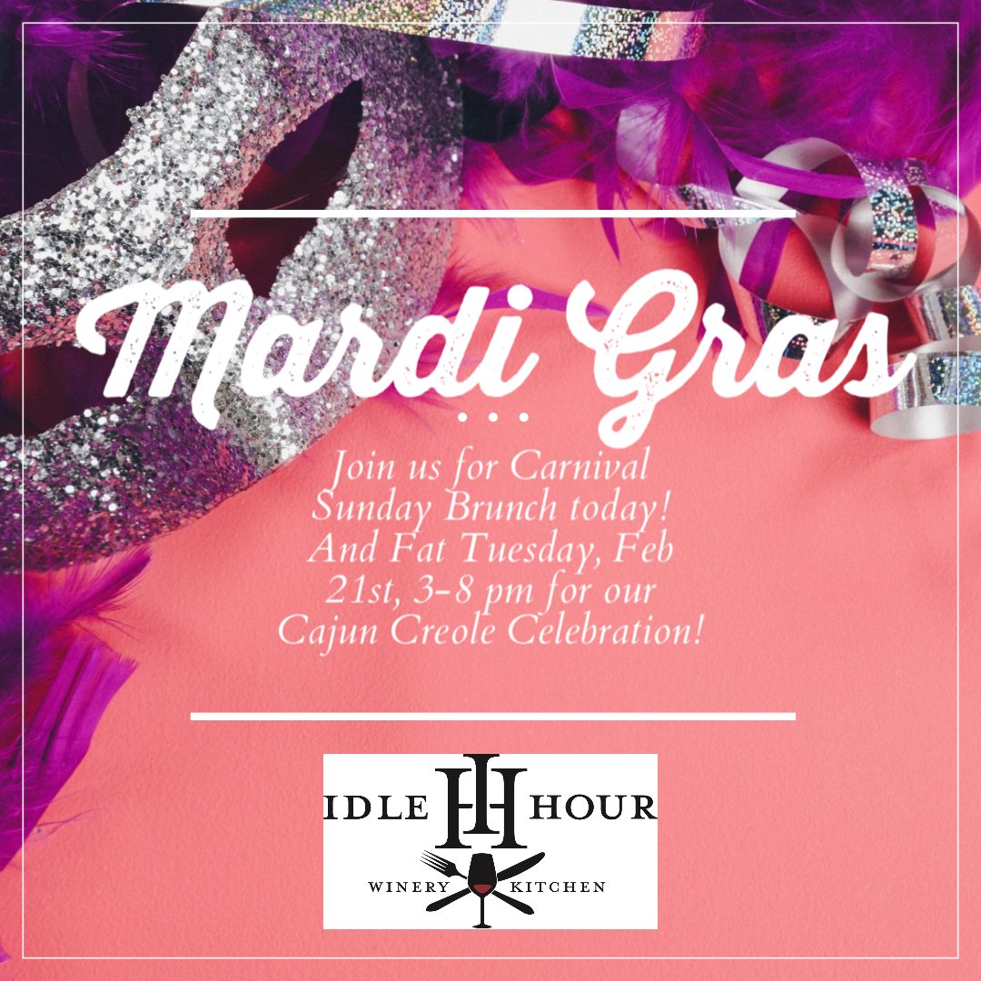 Let the games begin with our Carnival Sunday Brunch today with Hurricane Mimosas, Florentine French Omelettes and Bananas Foster French Toast! 10 am-2pm! And our Fat Tuesday party, Feb 21st, with mask decorating and delish Cajun menu 3-8pm! Call for your table 559-760-9090