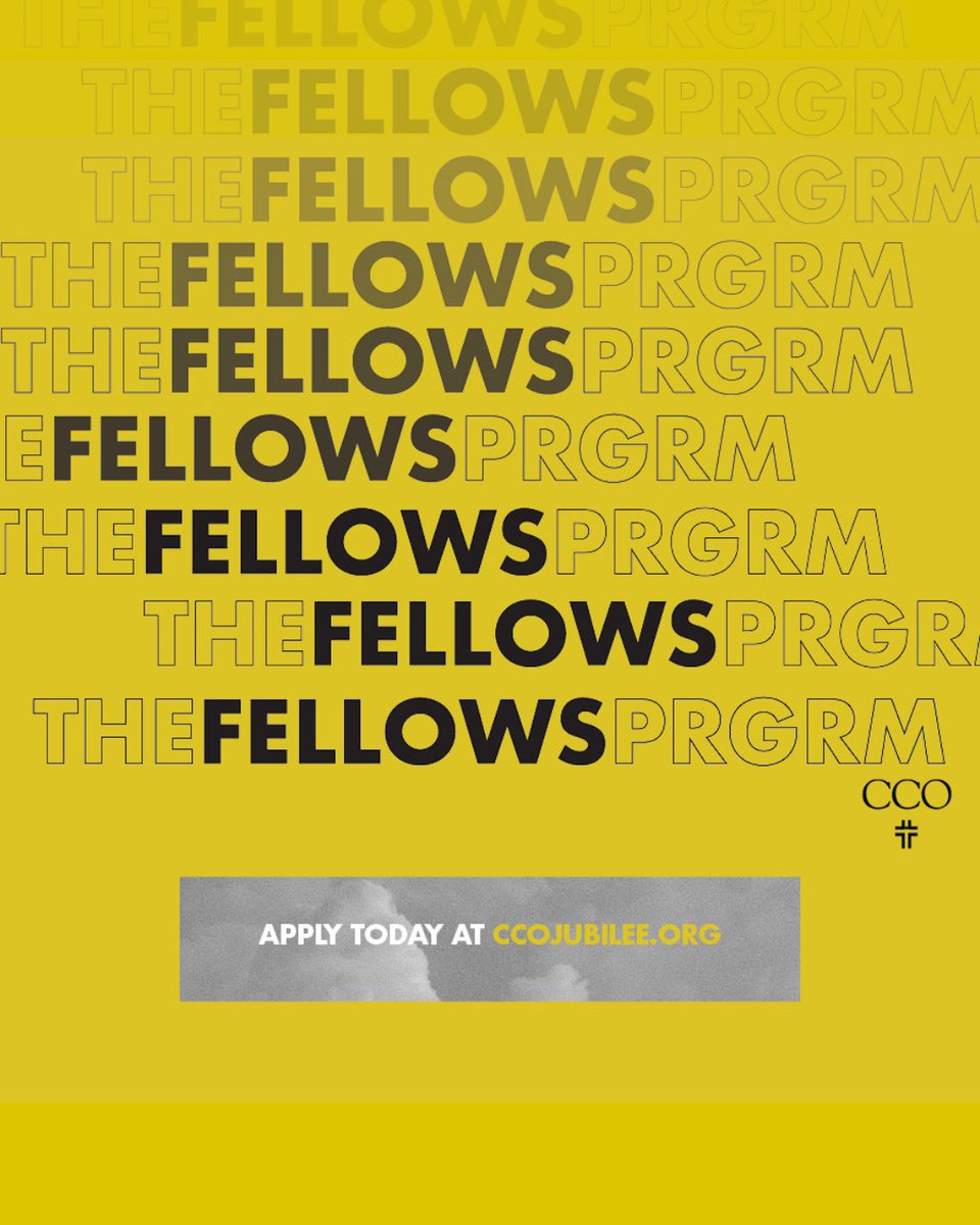 Ready, set, APPLY! 📢 If you're looking for post-graduation plans, we've got you. ⏬

The CCO Fellowship Program is a 1-year opportunity to minister to college students while being spiritually mentored.

Join the mission to transform the world. Apply now: ccojubilee.org/fellows