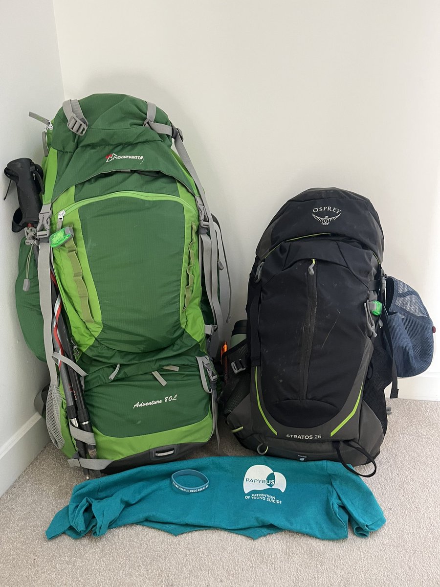 TheLust's tweet photo. 2 days to go!!!!!!!

All packed and ready to go,

Let’s hope I’ve got everything 🤞😁

We are blown away by how generous you all have been,

All donations are very much appreciated. 

https://t.co/EuZQo8ok0y

Thank you 🏔😁 https://t.co/7ifhUvMucy