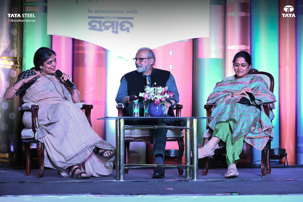 TataSteelLtd's tweet photo. The 7th edition of #TSBLM witnessed inspiration &amp; enlightenment in equal measure. Invaluable insights on literature, culture &amp; the arts were shared by legendary maestros. We look forward to supporting more intellectually captivating initiatives like this in the future. https://t.co/AOsQIkXxut