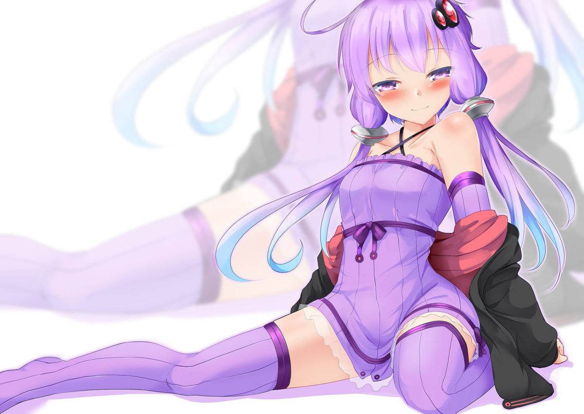 東北きりたん 「#太ももは太いから太ももっていうんだよ 」|羽山 悠@skeb・依頼募集中のイラスト