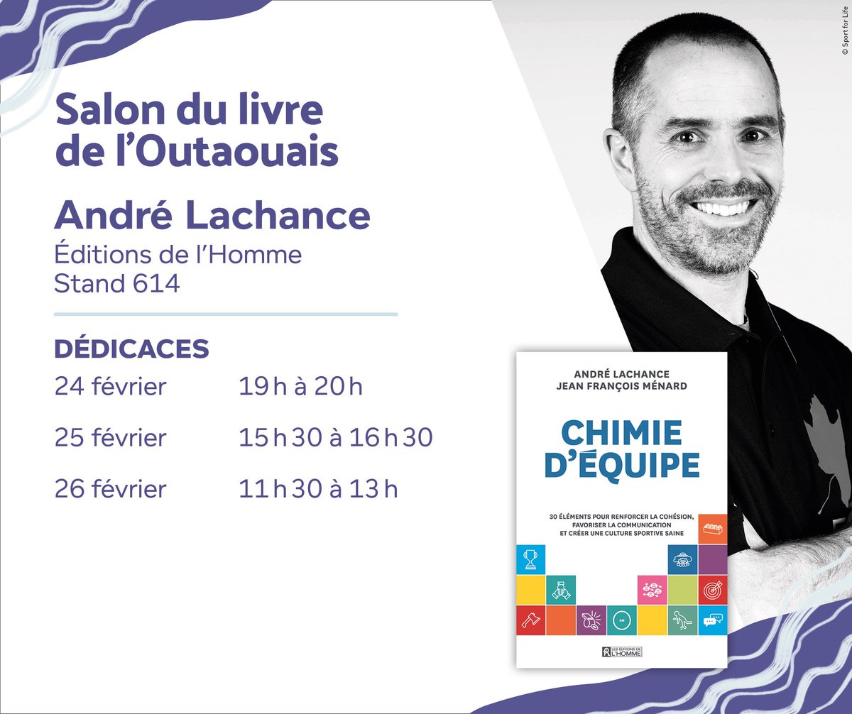 Je serai au Salon du Livre de l’Outaouais du 24 au 26 février. Au plaisir de vous rencontrer.