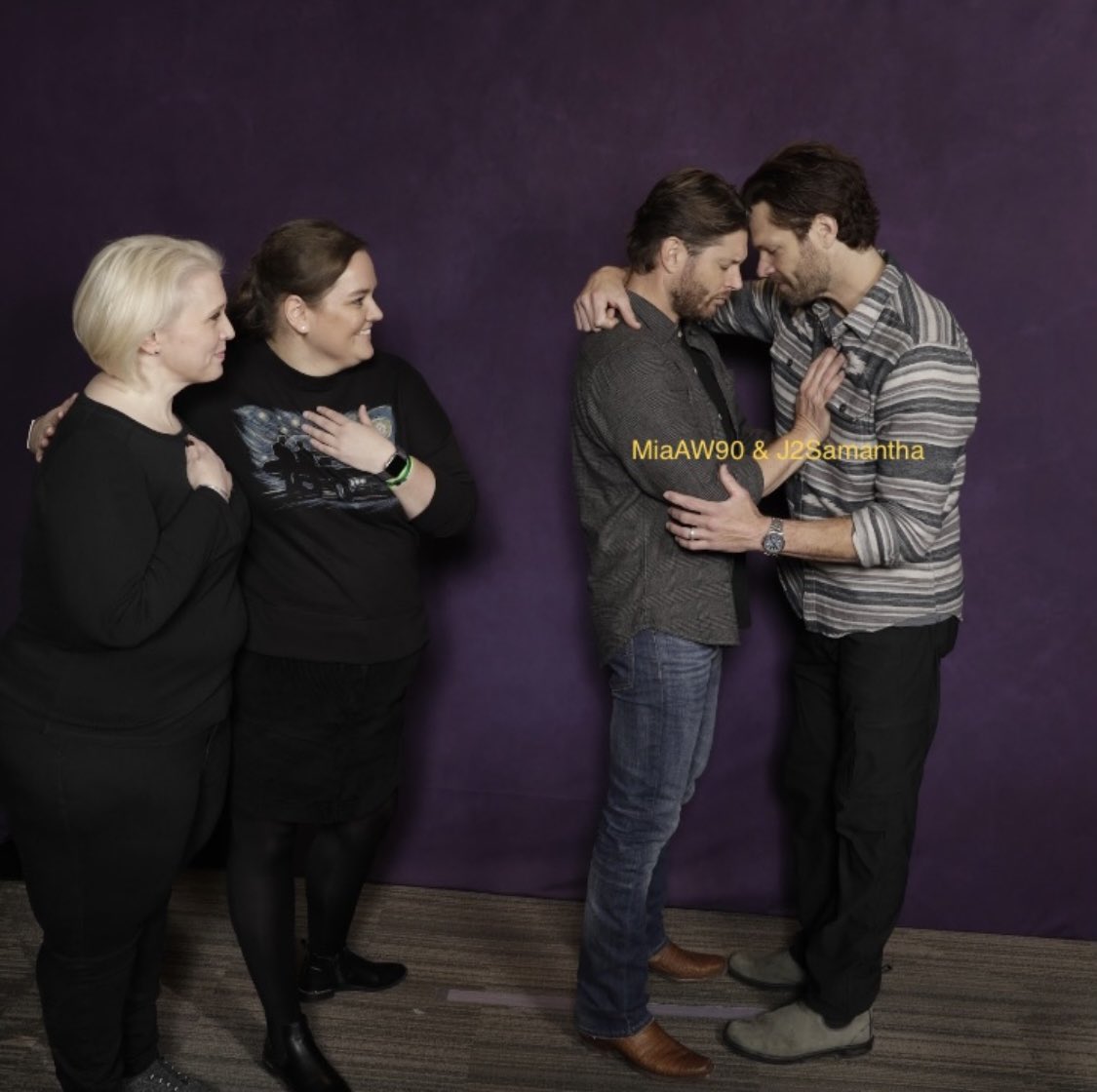 MiaAW90's tweet photo. Itβs the 19th today.
Thank god (I mean Schmelke) for jpegs and the full view of this. It was a beauty to witness. Iβm wearing that starry night jumper today. And The Night We Met just started playing. πππ
#Barniversary #SPNFamily #ILYSMMBB https://t.co/ld0gnJrF6S