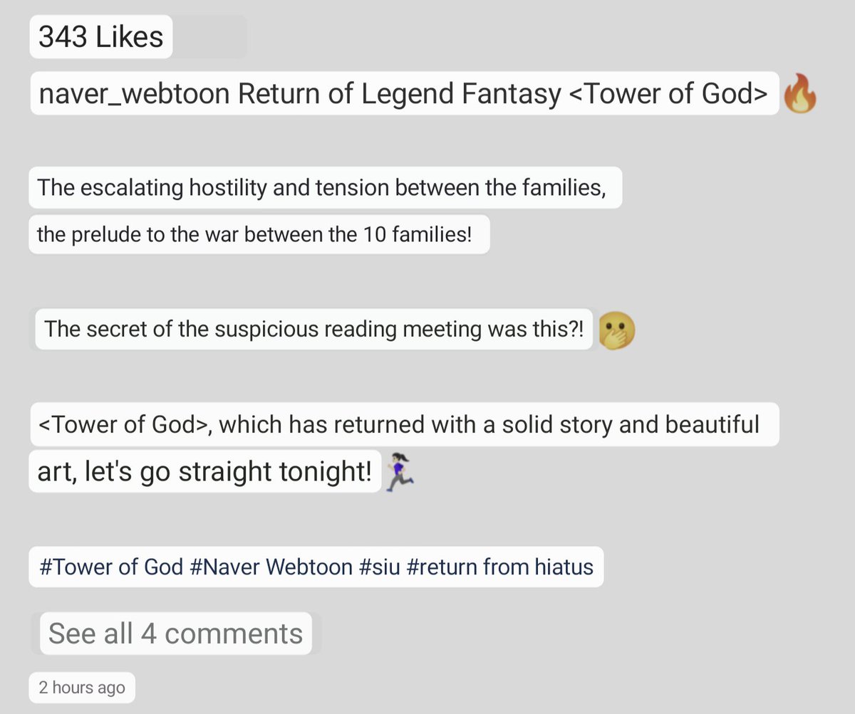 NAVER Webtoon has announced that Tower of God is resuming serialization!

When?

‼️ TODAY ‼️

Per their Instagram page, we can expect a new chapter (and perhaps more) in just a few short hours!