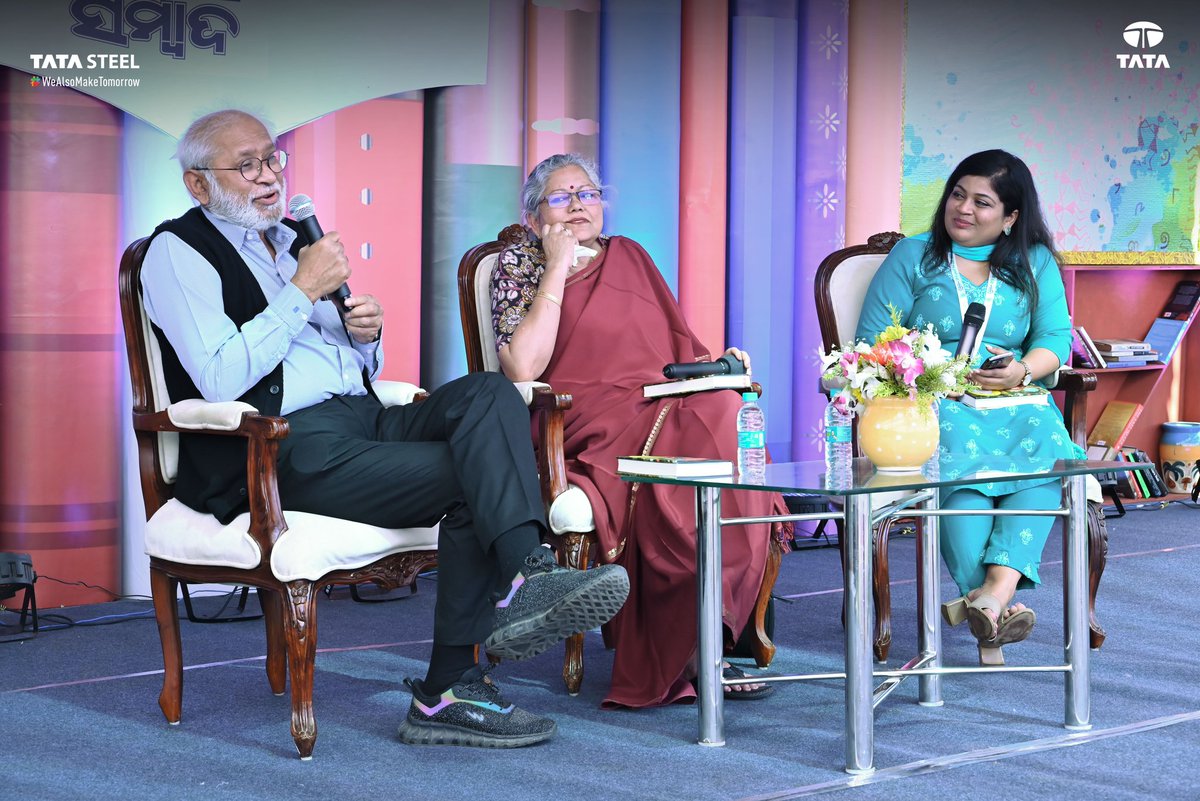 TataSteelLtd's tweet photo. #TataSteel #WeAlsoMakeTomorrow #BhubaneswarLiteraryMeet #Bhubaneswar #Odisha #BhubaneswarLitMeet #TSBLM https://t.co/lri64l1KBu