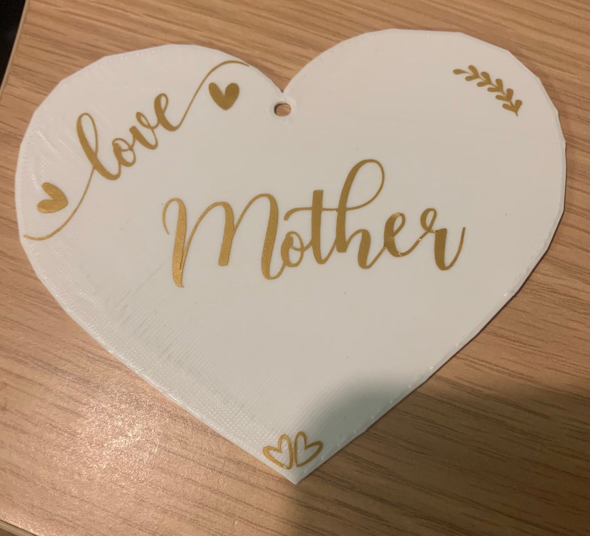 Excited to share this item from my #etsy shop: A lovely 3d print heart sign. Would make a lovely mother day gift #mothersday #lovehearts #heartsign #mother #personalgift #motherofgirls #motherofboys #parentchild #wifegirlfriend etsy.me/3ICxn8s