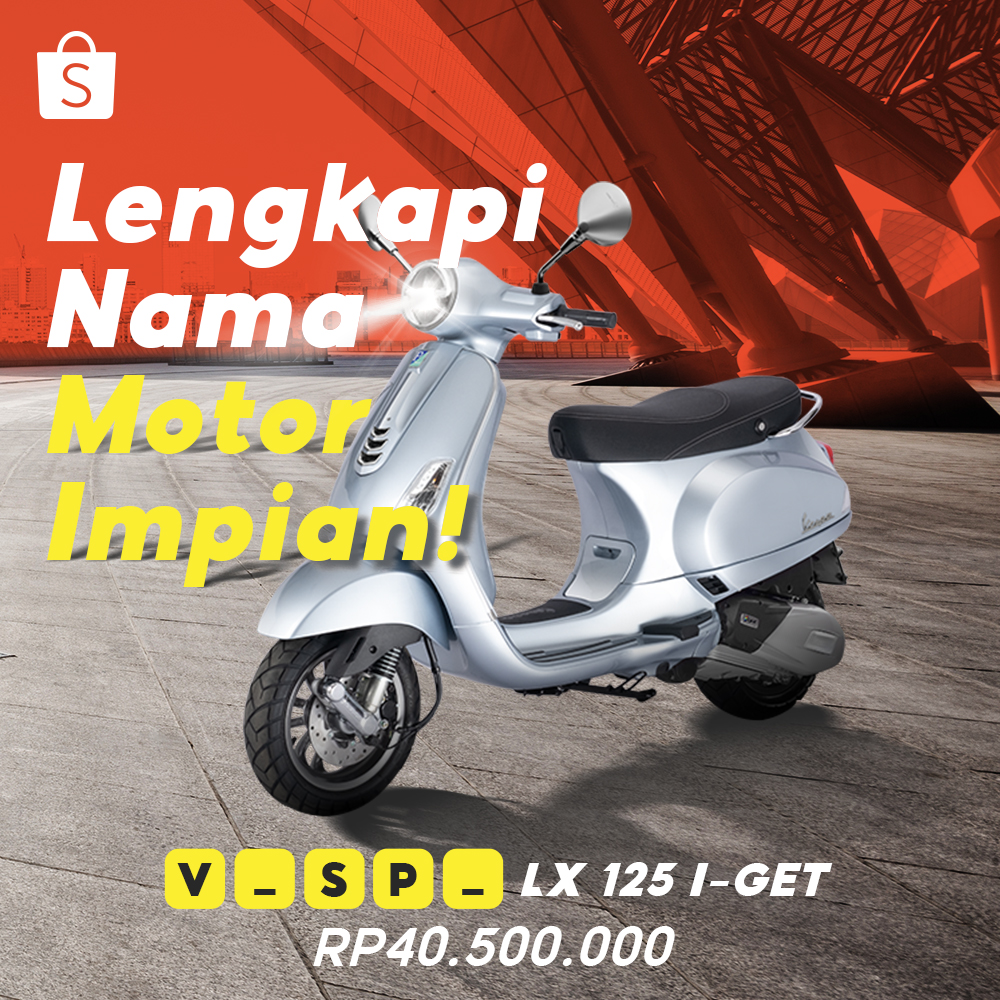 Siapa nih yang mau mimin kirimin motor? 😆😆 Coba lengkapi dulu nama motor impian kamu di bawah ini ya! #ShopeeID