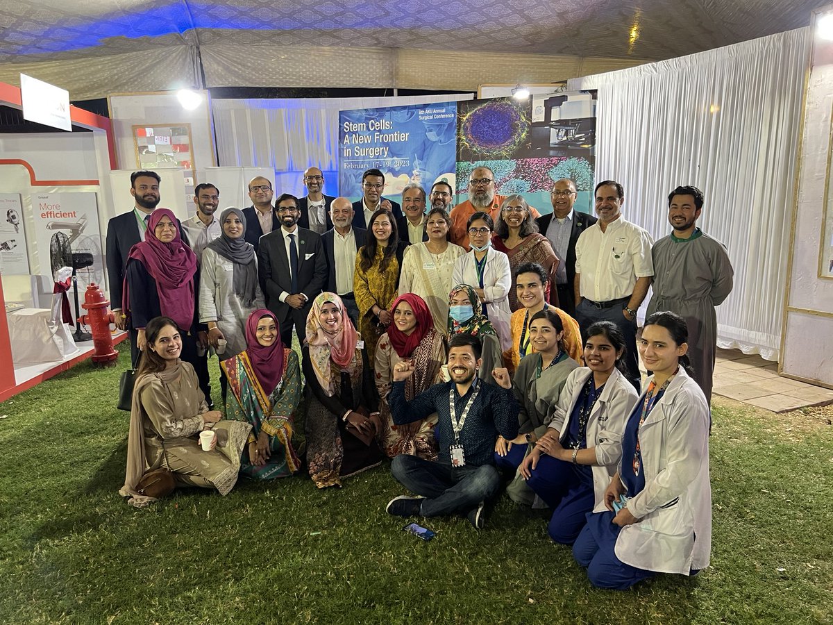 SaleemIslam's tweet photo. A wonderful weekend of science learning, sharing, networking at #8AASC @AKUGlobal taking about stem cells with colleagues from Pakistan and the world! Superb organization and execution as well as hosting! @AdilHaiderMD @CEO_AKUHPK @sig_aku @AtherEnam https://t.co/U9GATnJxWr