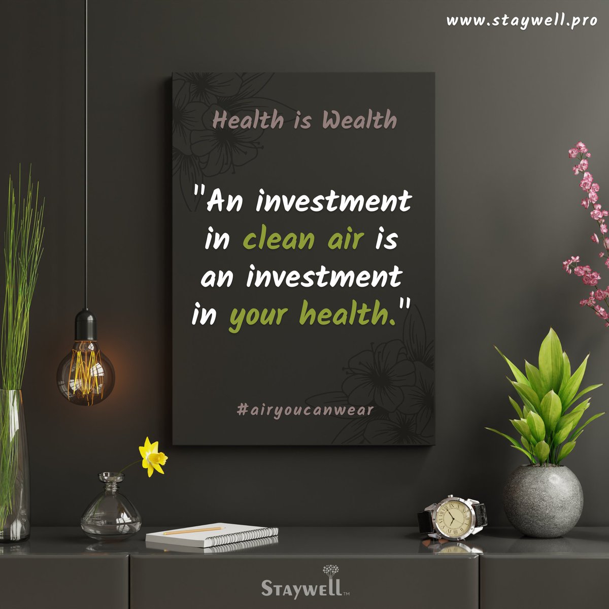 StaywellTech's tweet photo. #HealthisWealth
#AirPollution
#AQI #CleanAir #Investment #WearableAirPurifier
#Vollara #ActivePure #Staywell
https://t.co/Gf6o9bw7XV https://t.co/GTismpS0DW