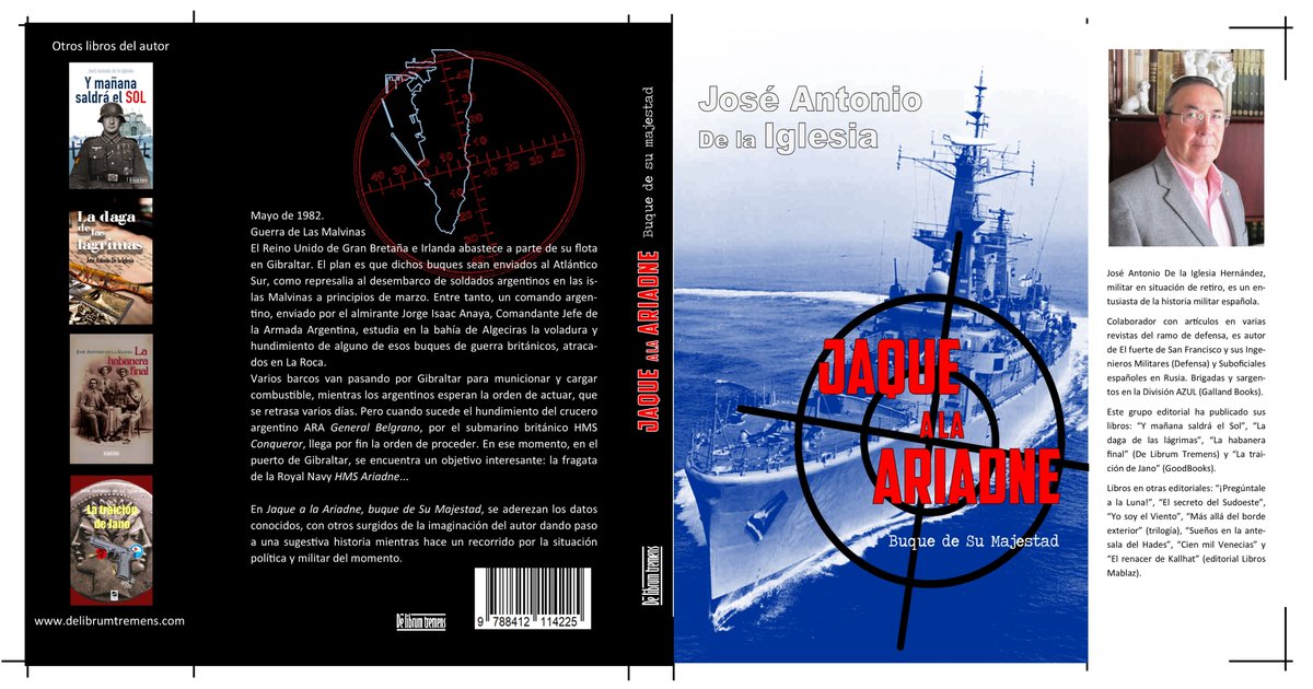 ¿Quieres leer un buen libro de espías, intriga con la guerra de Las #Malvinas de fondo? delibrumtremens.com/product-page/j…

#thriller #belico #novelarecomendada #espionaje #espias #novelabelica