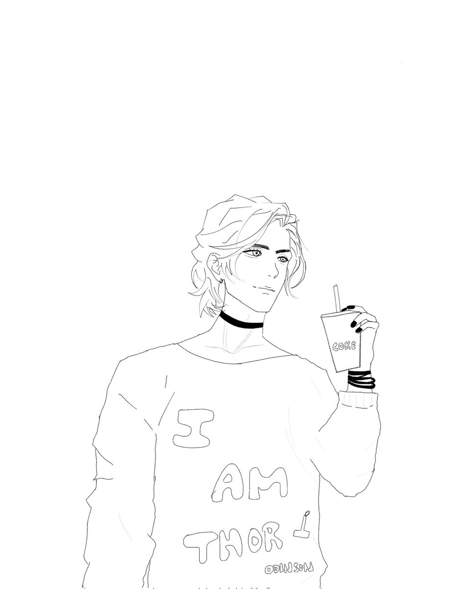 thorsqueesh's tweet photo. Well the thing is I'm going to change my art style cauz someone told me that I use AI &amp; not draw by myself. I lost all the motivation to draw anything cauz it takes me hours to make something. This new art is not my type so I'm taking various references. https://t.co/q6jJ7QmOov