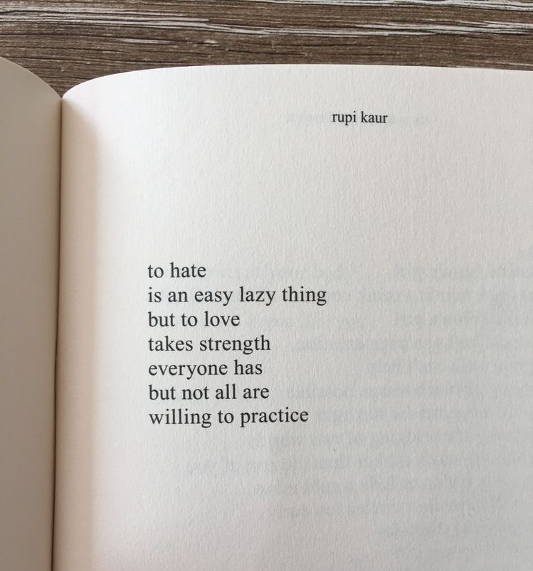 it’s easy to hate but it’s harder to love