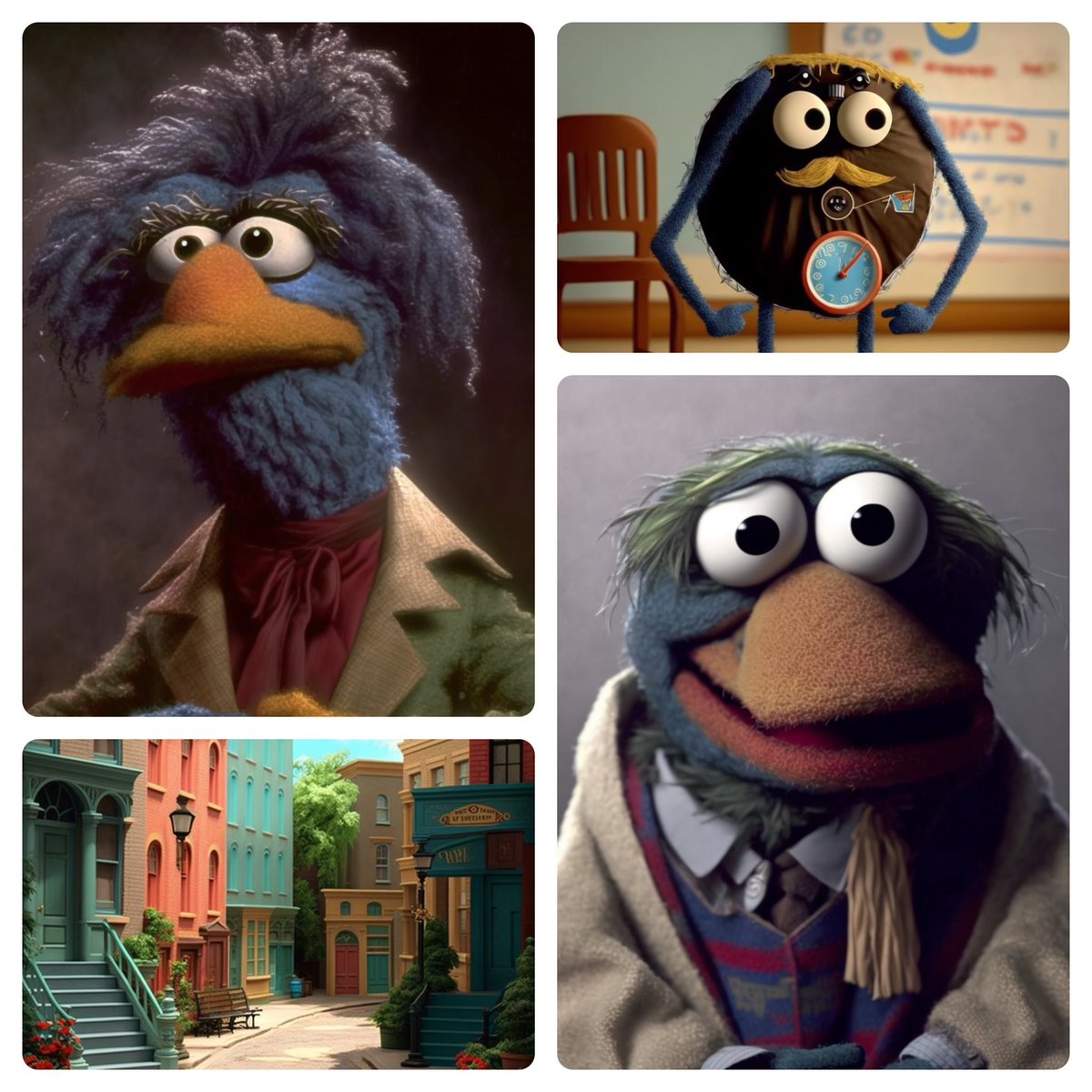 TheAIPuppetShow's tweet photo. What a bizarre episode! What will happen next in #AI-puppet-world? Find out in the next episode this Friday!! 

More puppet characters to come! 🎭
#artificalintelligence #aitools #muppets #AIart #AIArtwork #chatbot #ChatGPT #aiseinfeld #watchmeforever #AIgenerated https://t.co/e3Cs8koQXm