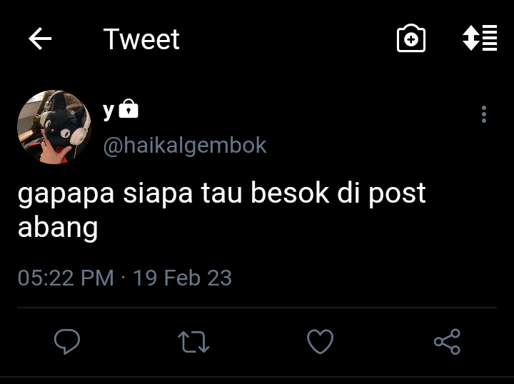 cheeazzaa's tweet photo. — Haikal anak bungsu

"Anak bungsu itu harapan terakhir keluarga"
@cheeazzaa

Nct lokal au https://t.co/4g3SfFBoBC
