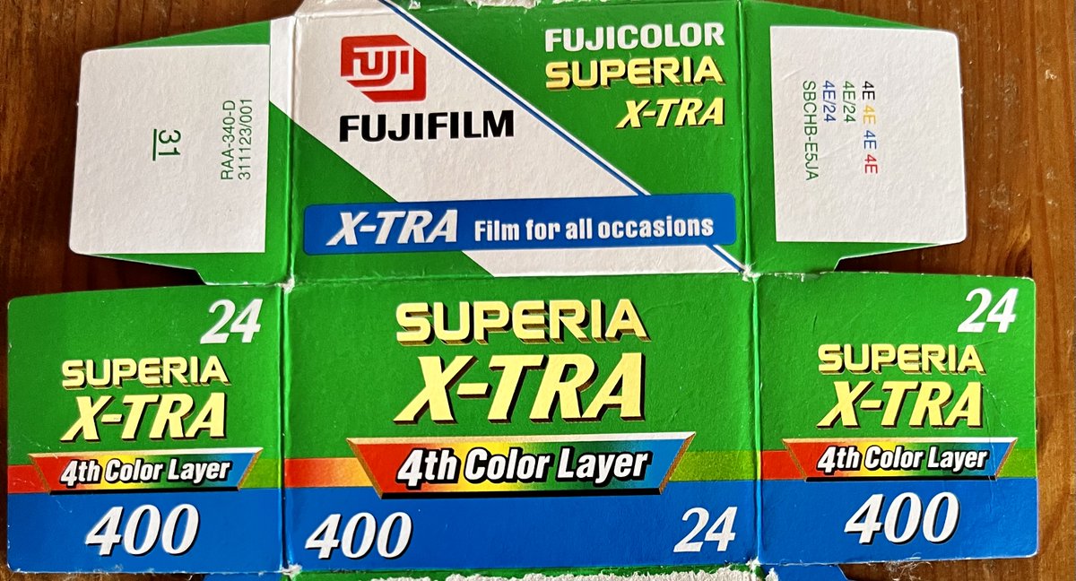 FrancisPullen's tweet photo. Loaded a roll of 24 exp Fujifilm Superia X-TRA 400 (cold stored since 2004) into my Olympus OM1n + Zuiko 3.5/28mm lens in readiness for an outing tomorrow.
We'll see how well the 19 year old film holds up!
#expiredfilm #olympus #keepfilmalive #singlelensreflex #zuikolens https://t.co/smjM7Y4HSW