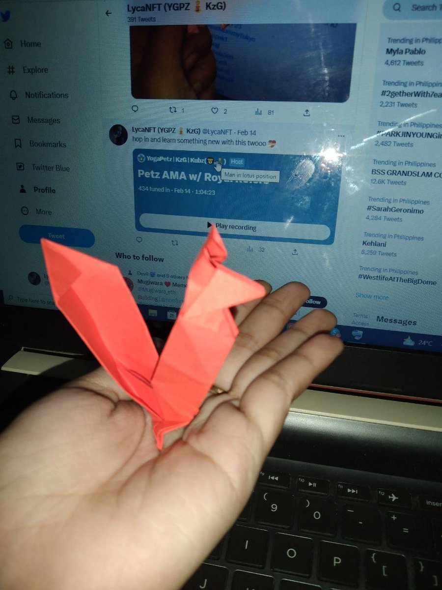 LycaNFT's tweet photo. My 23nd fanart in a form of Origami.
This is a squirrel origami :) 
@Yogapetz 💖 
#YGPZ #petzart
@yhopak1
@keung
@Ninicole369
@koyam_eth
@titikmulainft
@Siomayikan69
@Ascribs_
@Theoo4869
@Mugiwara_eth
@Kakarot_F23
@BebeChez_eth
@AmberMetaNFT
@Tozinix https://t.co/8kUKttGwZt