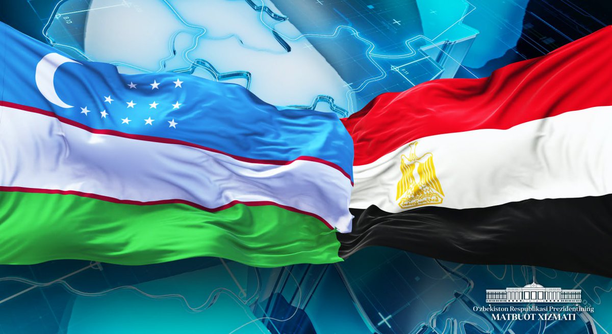 The President of #Uzbekistan🇺🇿 Shavkat Mirziyoyev will visit the Arab Republic of #Egypt🇪🇬 on February 20-21.

#Mirziyoyev #visit #Egypt #cooperation