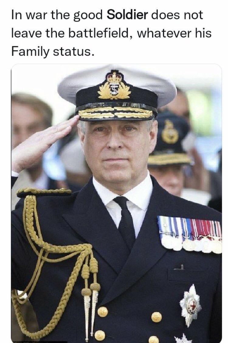 Happy birthday to you, Prince Andrew, eternal national hero, you have always been loyal to the Royal Family.   