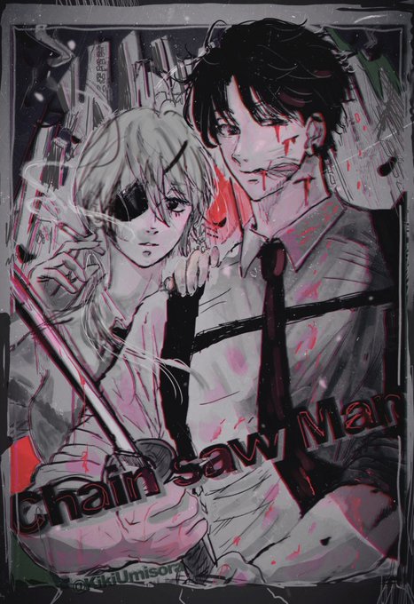 「chainsawmanfanart」 illustration images(Latest))