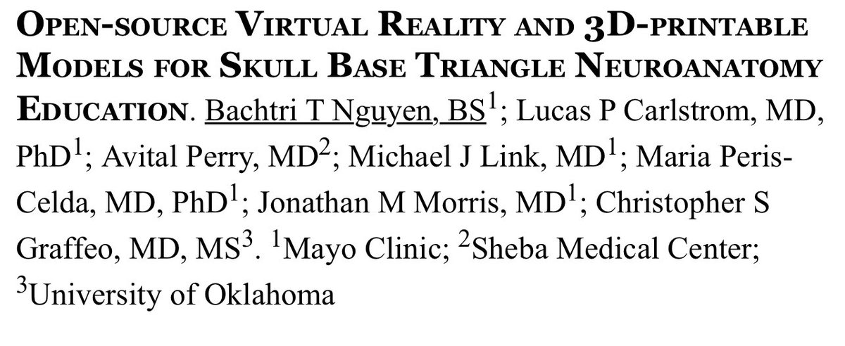 Christopher S. Graffeo, M.D., M.S. tweet media