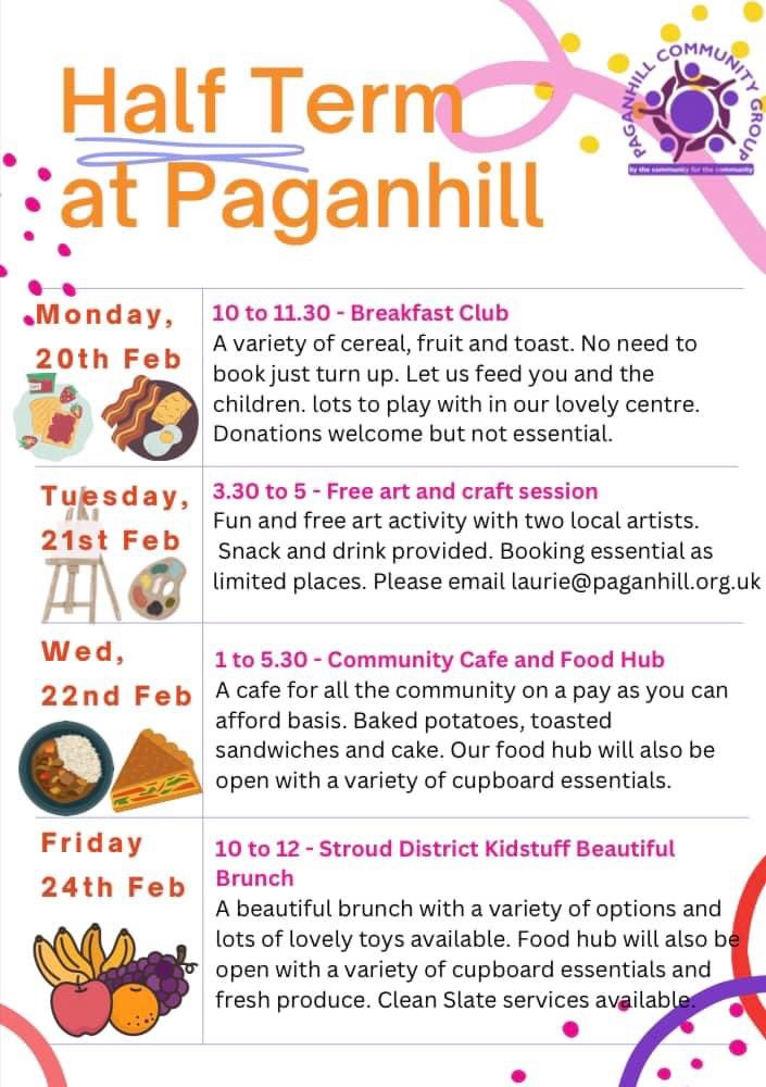 Don’t forget it’s the start of our half term activities tomorrow with breakfast club! Also still got spaces left on our craft session on Tuesday but you will need to book ASAP.   🥣☕️🎨🖌🖼