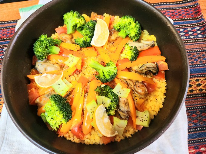 パエリア無事完成しました!お付き合い頂きありがとうございました 