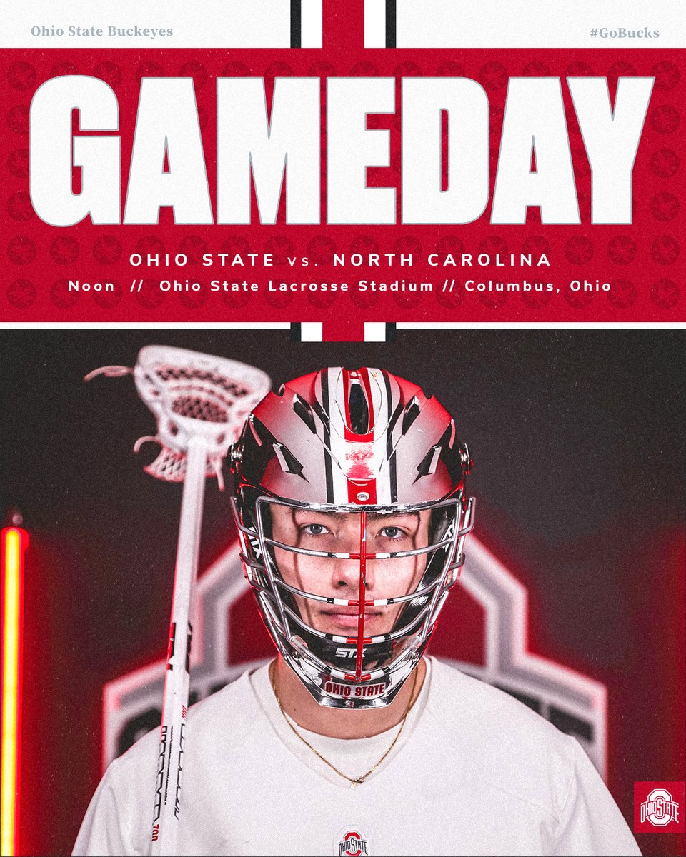 Ohio State Men's Lacrosse on Twitter "𝙂𝘼𝙈𝙀𝘿𝘼𝙔 🆚 North Carolina 🏟️ Ohio