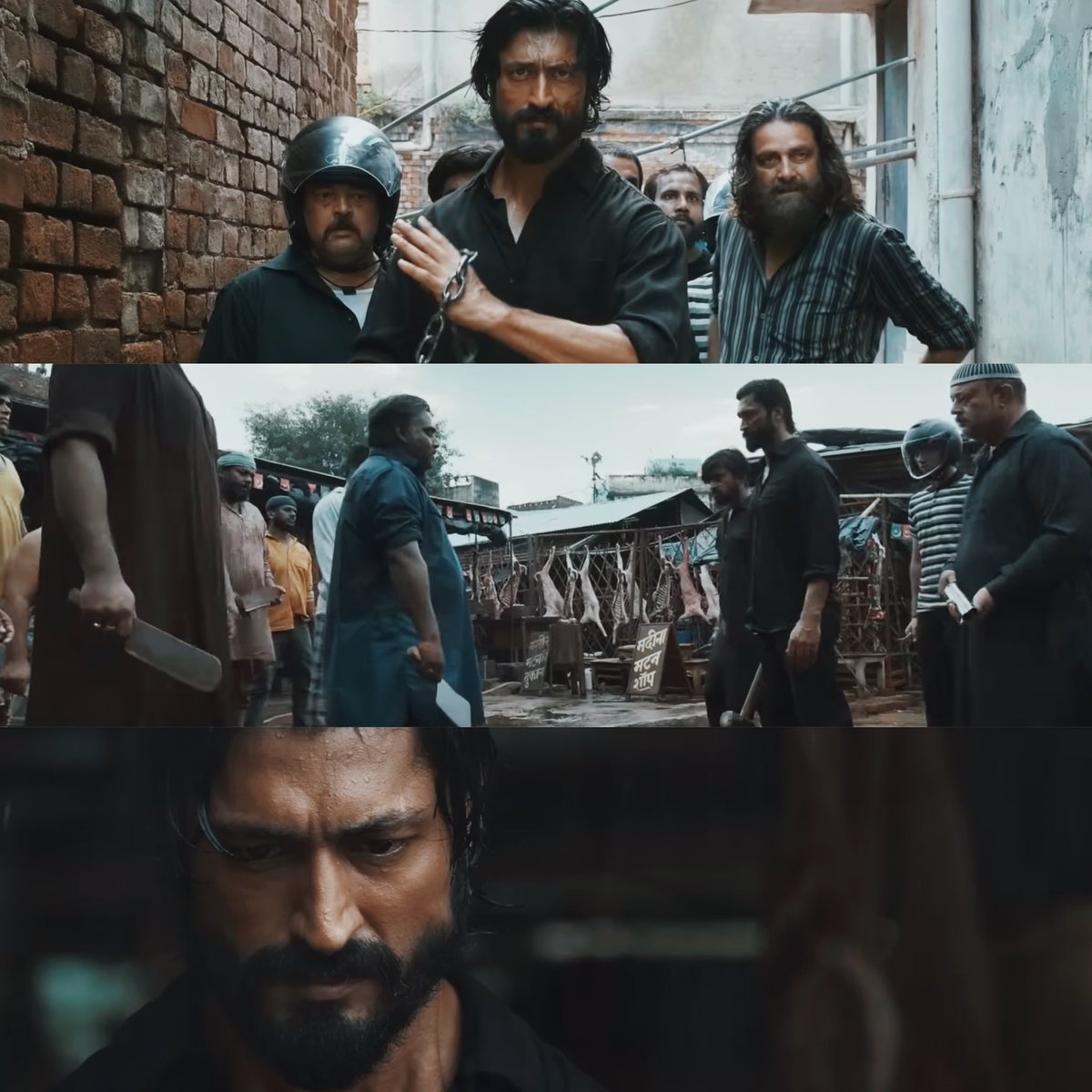 One of the craziest action set pieces I’ve seen from #Bollywood in recent years

Long shots, minimum jump cuts. 

Bloody, gory, RAW and exactly what R Rated Action Films should be! 

#VidyutJammwal𓃵 in #KhudaHaafiz2 in the song #JunoonHai