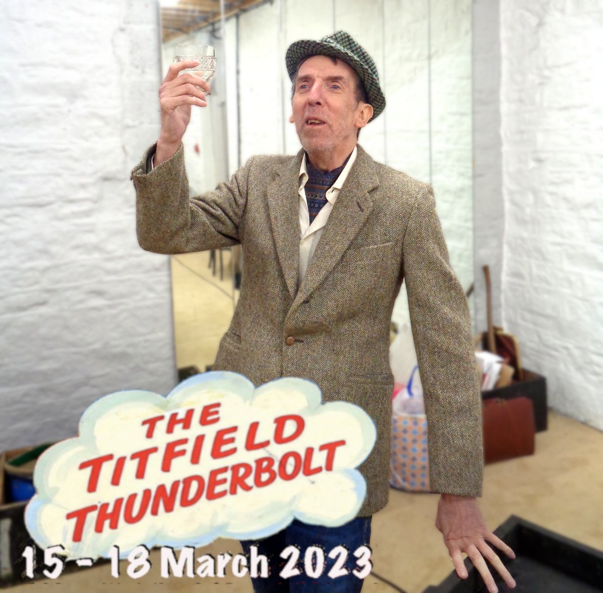 Meet the Cast: Mark is #TitfieldThunderbolt patron Valentine and nemesis Crump.
You can join Valentine on the 7:30 service from #Longwood Mechanics Hall, 15-18 March, or the 18th's 2:30 departure. ticketsource.co.uk/huddersfield-t…

#Theatre #comedy #Huddersfield #Whatson #trains