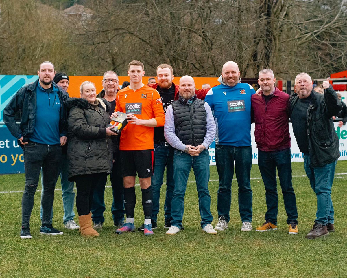 Thank you to yesterdays match sponsor <a href="/mkmbs/">MKM Building Supplies</a> Sheffield North, for choosing Reece Fielding as their Man of the Match 🤝

A heroic performance in goal after Pierrepont was sent off early on in the match.

#TheWorldsFirst