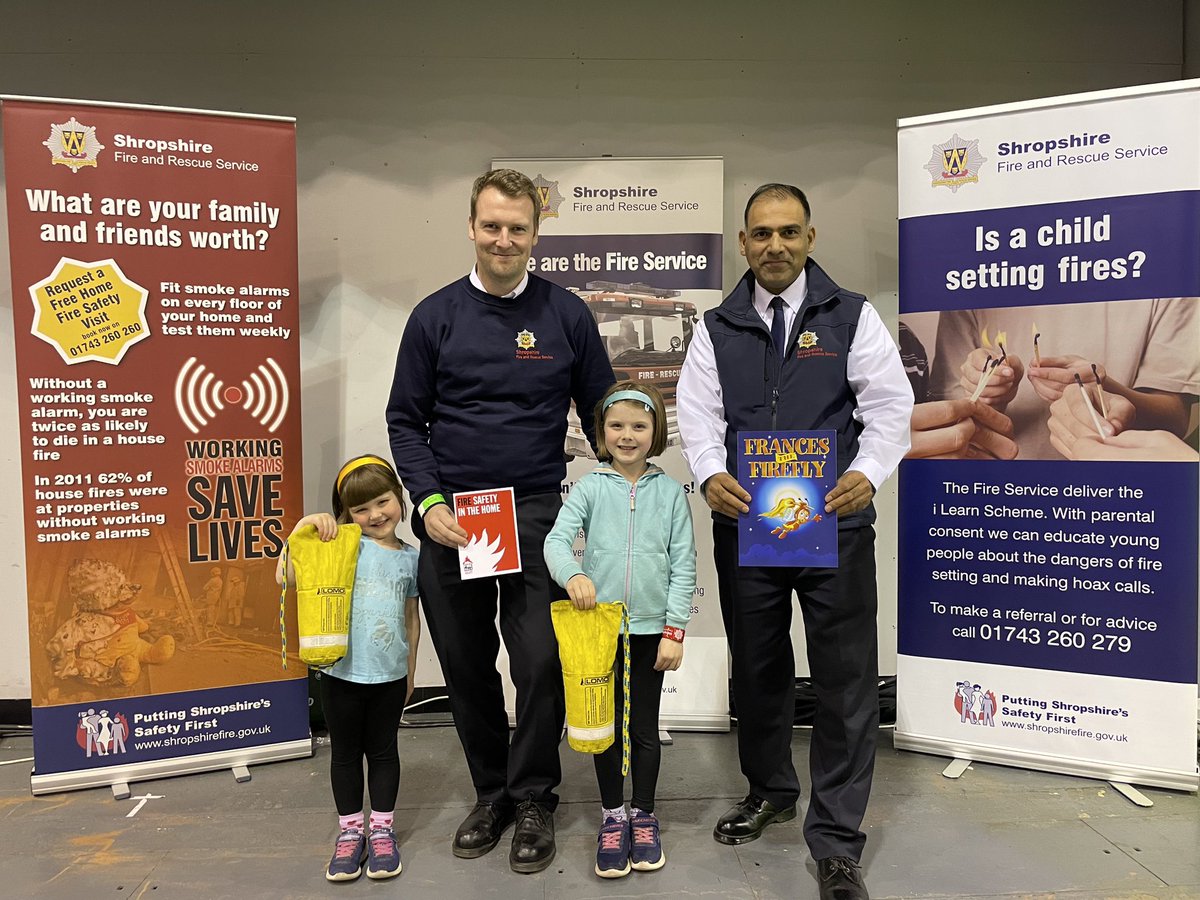 SFRS_Prevention's tweet photo. If your are @shropkidsfest come and say Hello, can you rescue Ebb and Flo #throwlines #makingshropshiresafer https://t.co/G0xEQsvTs0