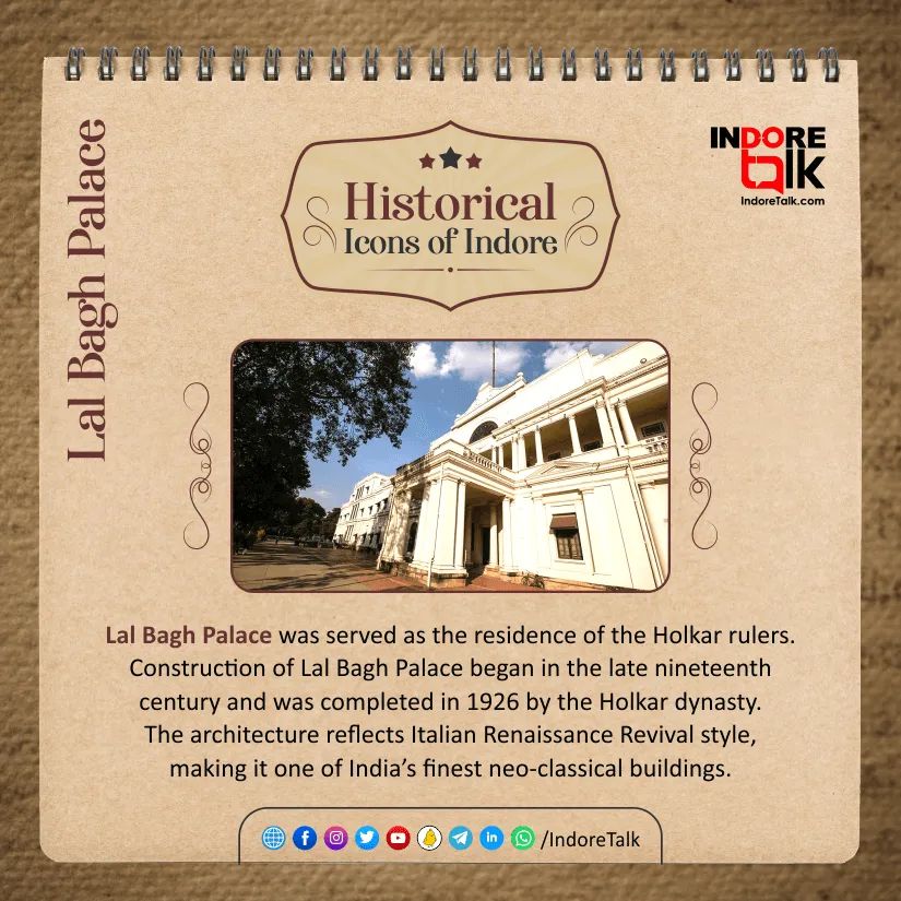 IndoreTalk's tweet photo. Indore is filled with both iconic as well as modern attractions. Each of them reflects the true essence of Indore.

Here are some Historical Icons of Indore! 

#IndoreIcons #Rajwada #Lalbagh #GandhiHall #Chatri #Indori #Indore #IndoreTalk https://t.co/AniuCqmfoH