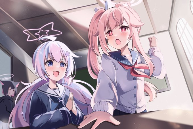 カズサ「いつのまにか面倒くさいヤツらが仲良くなってるんだけど…」 #ブルアカ 