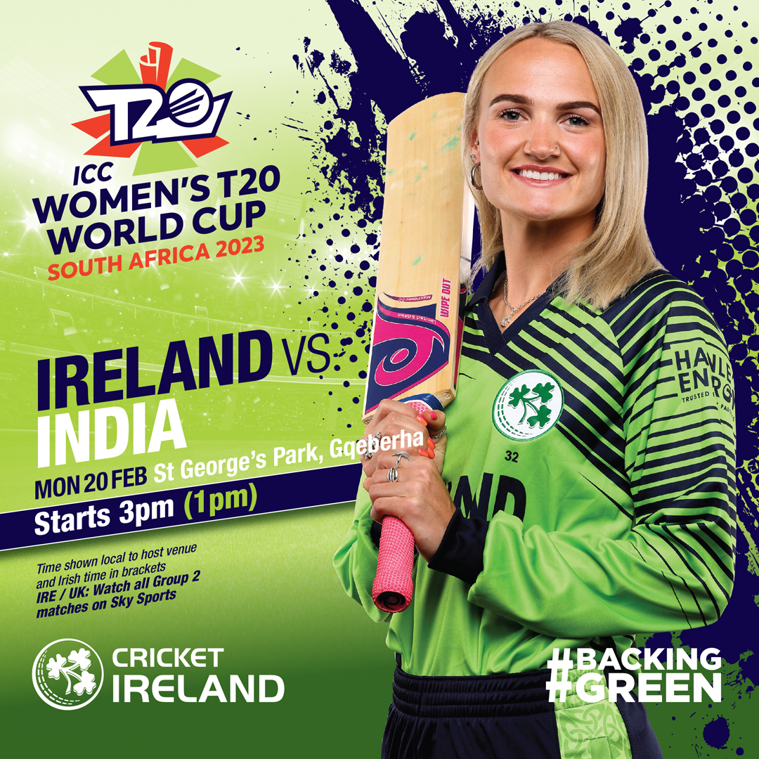 Going up against India in a World Cup... these are the kinds of fixtures you dream about! C'MON IRELAND ☘️ #T20WorldCup | #BackingGreen 🏏