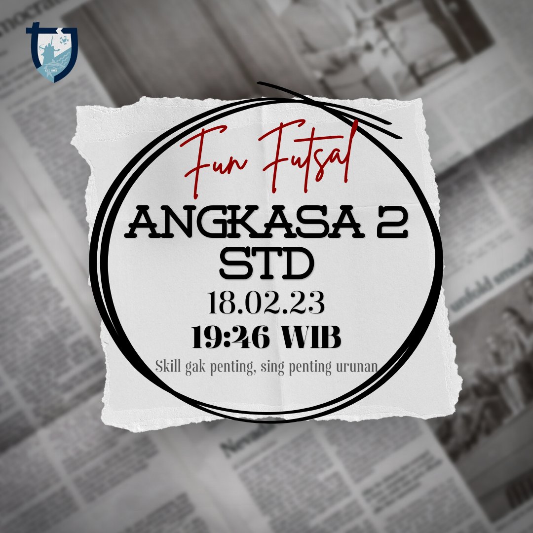 KUDETA_FC's tweet photo. @Jepara_Twit Futsal dong https://t.co/bvUfbKS3mu