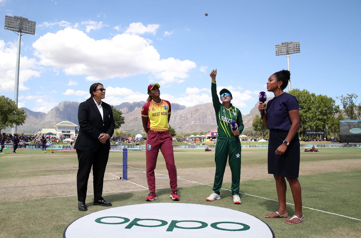 🚨 T O S S  A L E R T 🚨

West Indies win the toss and elect to bat first 🏏

#T20WorldCup | #BackOurGirls | #PAKvWI