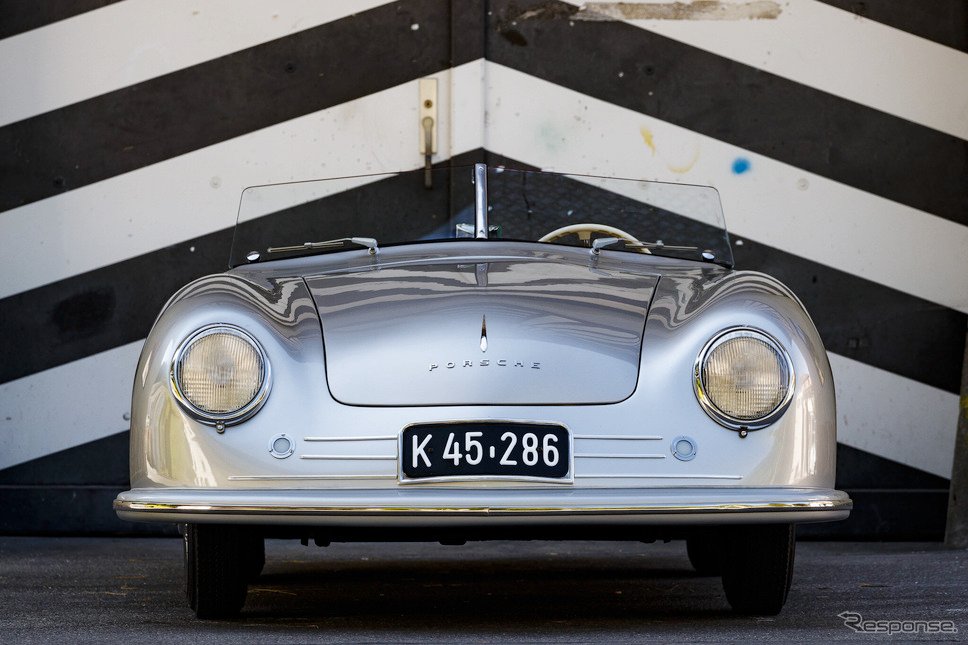 パワー「ポルシェのスポーツカー、75年の歴史の第1号…タイプ356"No.1" 1948」|ZAR167000のイラスト