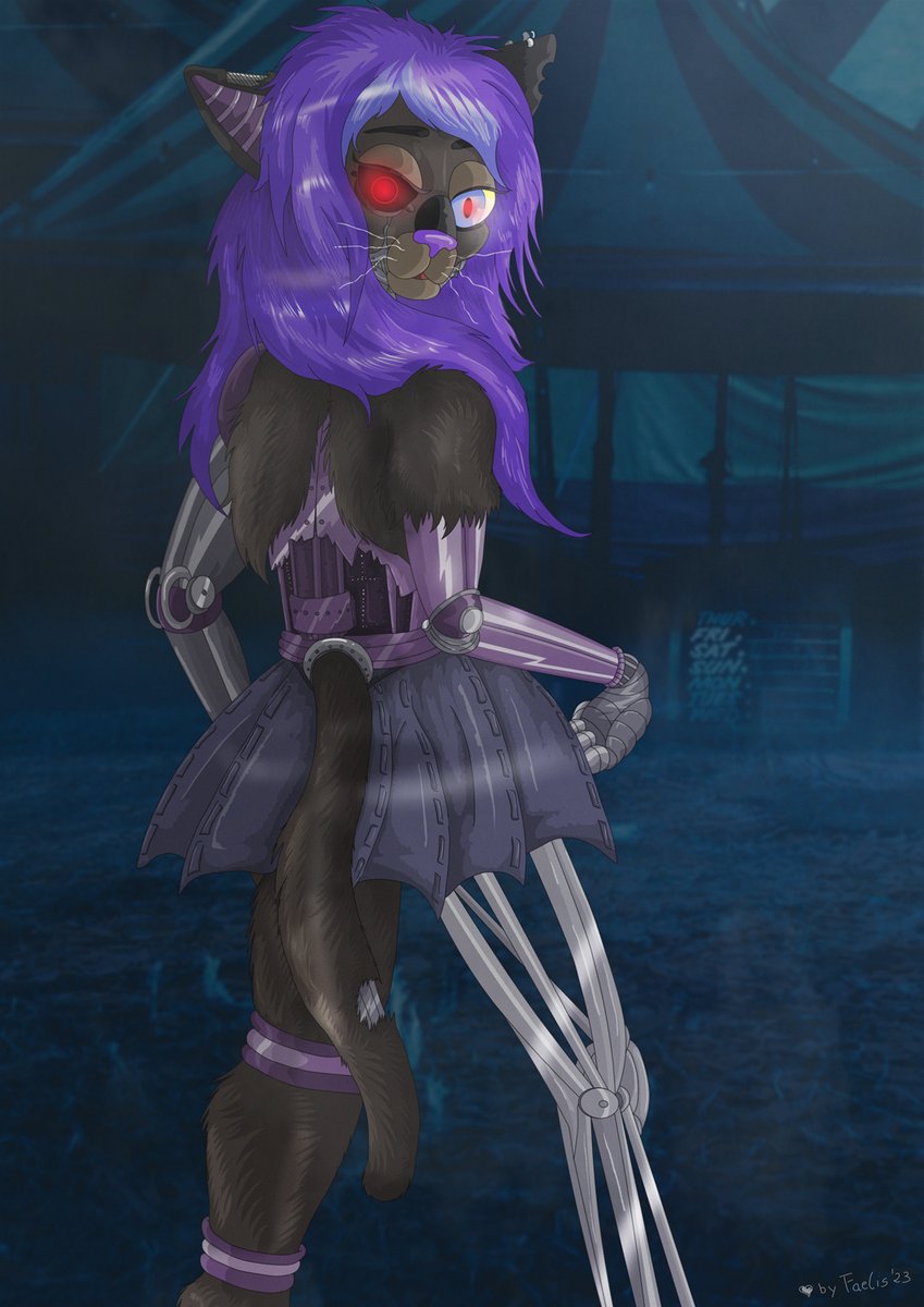 Skribblekitty's tweet photo. . Lost .
————
Starring: my beautiful Lady Vintage! 🤖💜🦿

#animatronic #FNAF #Fursona #furry #furryart #sexy #creepy https://t.co/UXN7tmt0L7