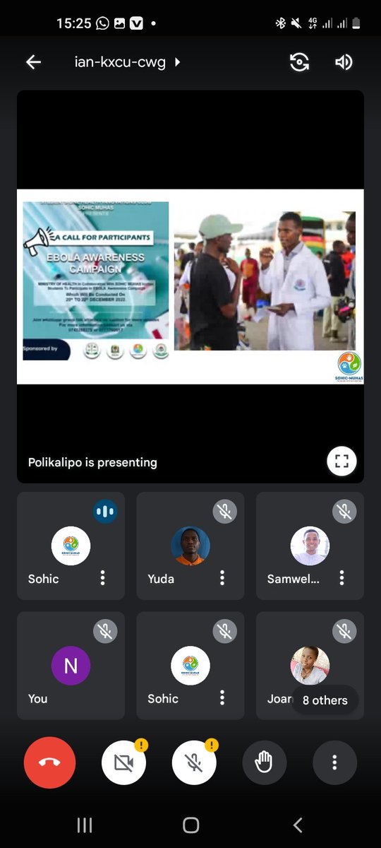 sohictz's tweet photo. It's the time where by the @sohictz President Mr. Polikalipo Kagina @PolycarpFaith1 presents the activities organized by the @sohictz in the year 2022/2023 and the action plan for the year 2023.
#onehealthwebinar
#onprogress
@ISOHA_OneHealth
@angelus_maggie
@elimuyaafya https://t.co/vmul0qdYNr