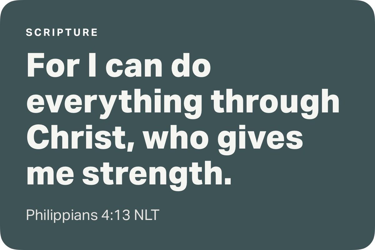 trellagata's tweet photo. Philippians 4:13 NIV https://t.co/gATT3iOvPS https://t.co/XiFv5SoqBt