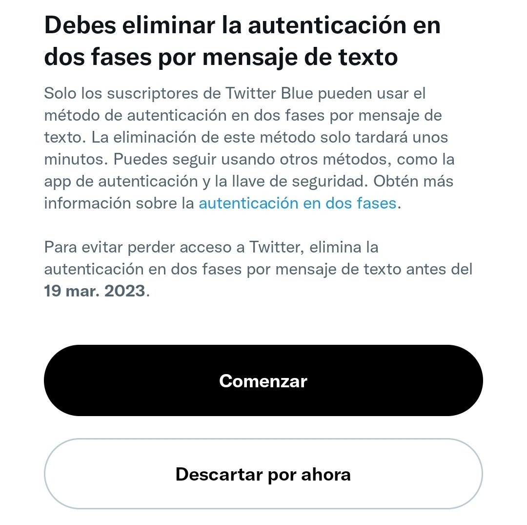 Querido Twitter ¿Cómo has llegado al extremo de esto? Prefieres que tus usuarios estén inseguros cuando el resto de compañías implora porque sus usuarios voluntariamente acepten medidas de autentificacion de dos pasos.

Seguimos en el debacle y aún no ha parado, falta más. Miedo