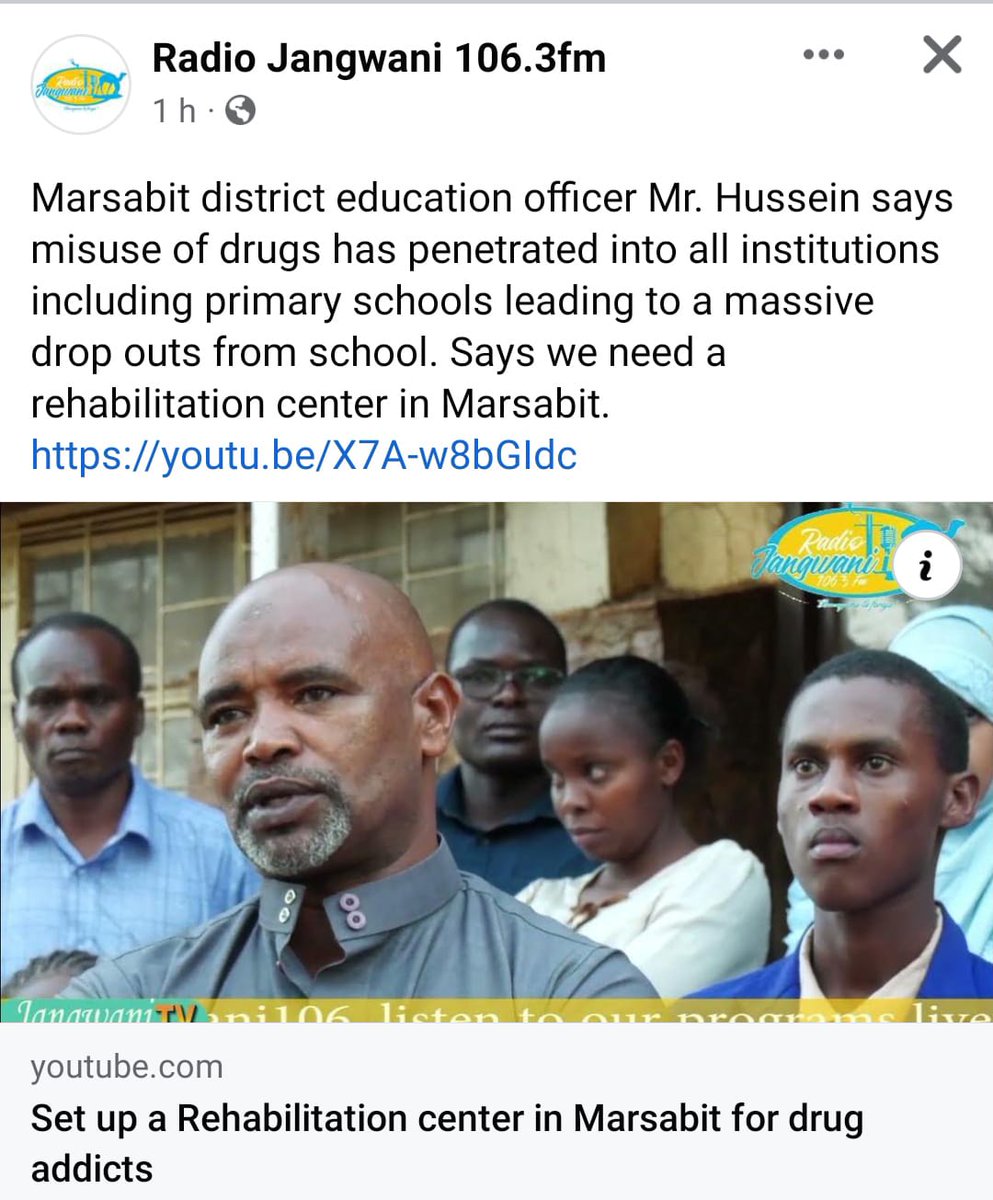 This the reality. Abuse of substances drug and miraa is taking on young generation now. Parents, teachers and government must work together to end this.