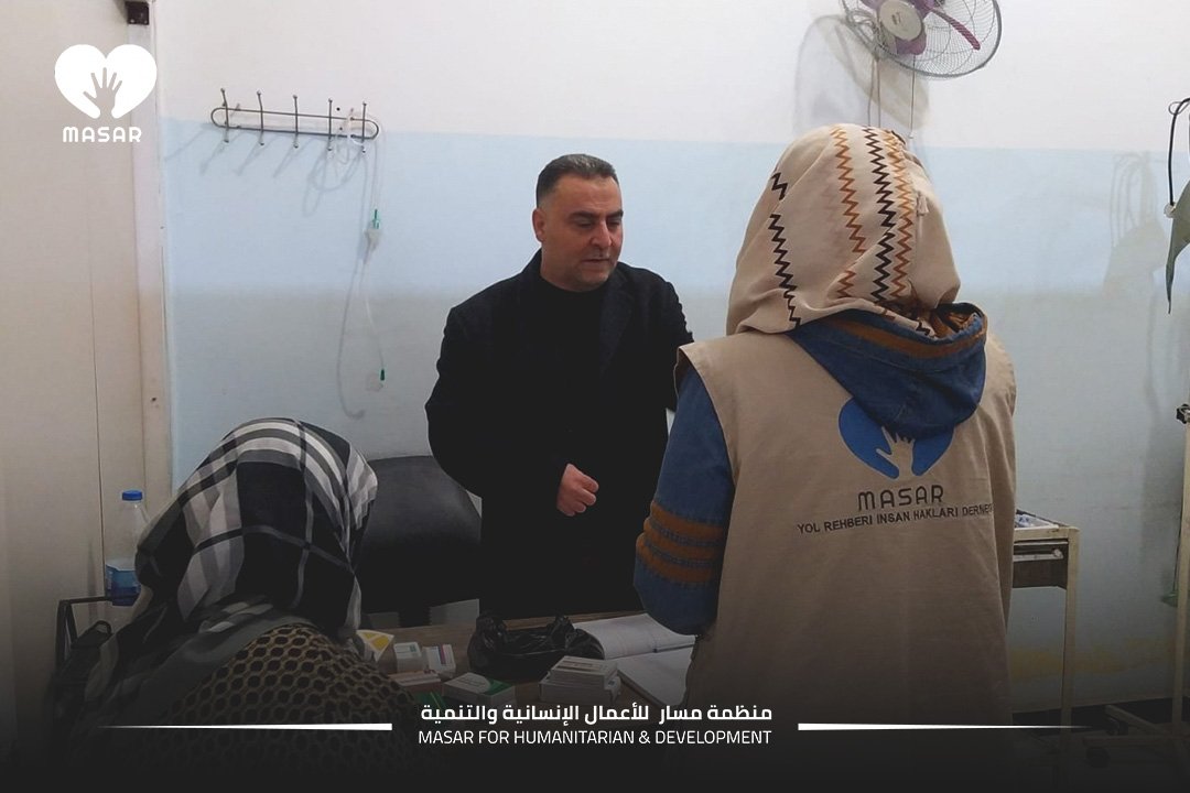 masarsyria's tweet photo. the medical staff works in coordination with programs team and local partners to meet the needs and provide the center by all medical consumables to raise the capacity to the maximum level..
#MASAR_HD.. We Are Ready To Serve...
#زلزال #الشمال_الس��ري
#syria #turkey #earthquake https://t.co/zQ0zLBrulh