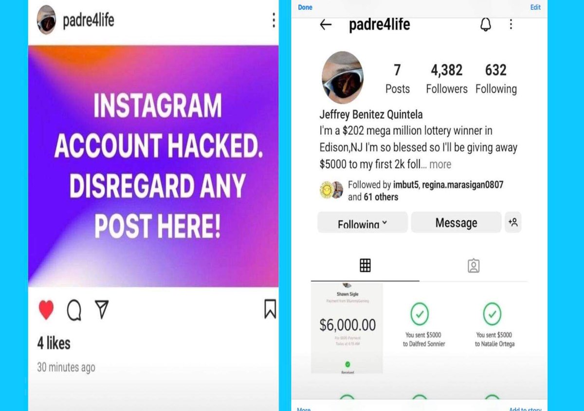 MCambsl2's tweet image. Heto lang katapat.. hacked account. May iba nang ig acc si Fr Jeff. Dec 30, 2022 nahack ang acc.
#BOYCOTTEBxGMA711