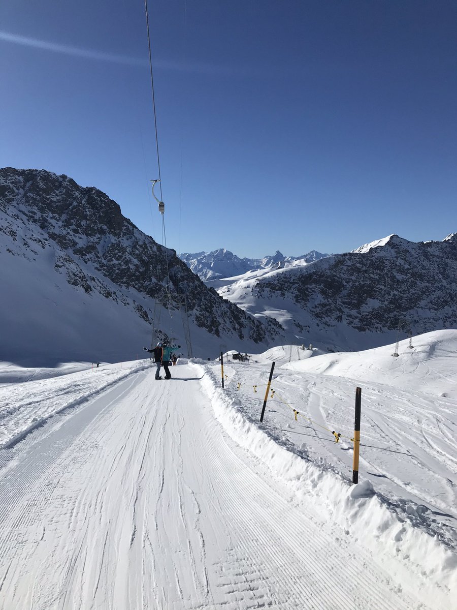 BusEconomist's tweet photo. A tiring and eventful trip to Davos this week, but totally worth it to be able see our incredible students take to the snow (many for the first time!) Well done to @Mr_Dan_Hill for his leadership, and thanks to the rest of the team 🙏⛷ https://t.co/HyTr97Fi9l